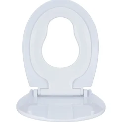 Abattant WC enfant adulte avec réducteur 37x45cm taille universelle blanc uni < Gifi New