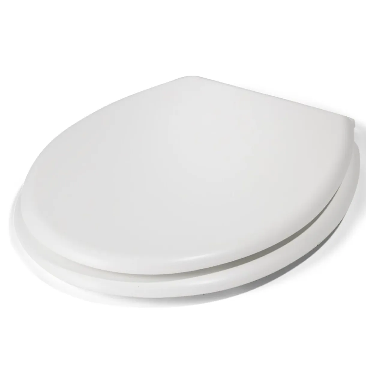 Abattant WC universel en bois blanc < Gifi Online