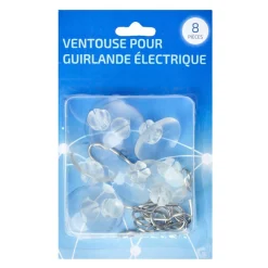 Accessoire de fixation déco de Noël x8