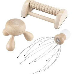 Accessoire de massage en bois pour tout le corps 3 pièces