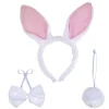 Accessoire déguisement Halloween lapin 3 pièces - Taille adulte