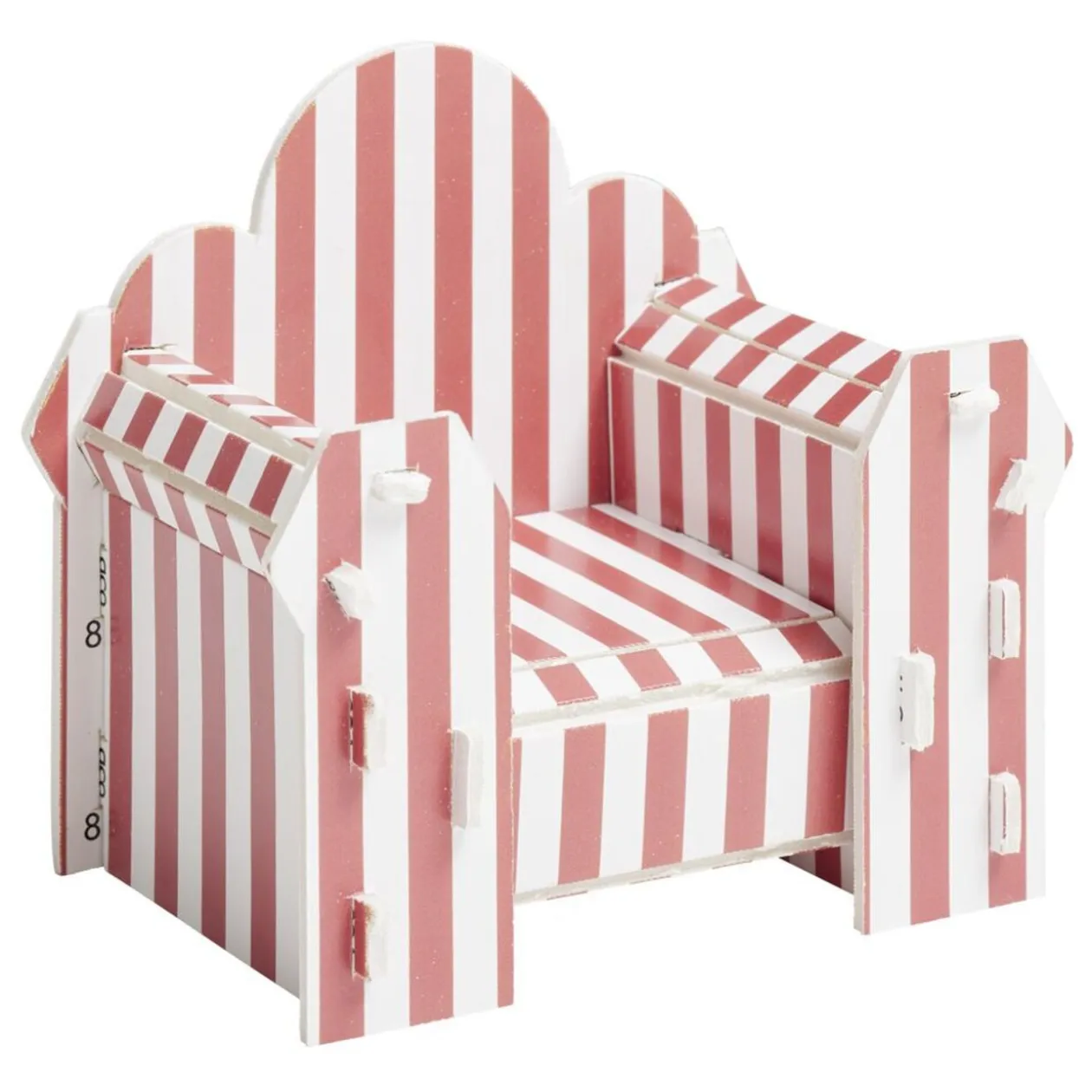 Accessoires de salon pour lutin farceur en carton à monter 6 pièces