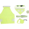 Accessoire sellerie pour chien 5 pièces fluorescent jeu et promenade < Gifi New