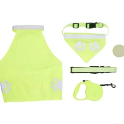 Accessoire sellerie pour chien 5 pièces fluorescent jeu et promenade < Gifi New