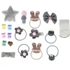 Accessoires pour cheveux 18 pièces élastique/barette/pince/ruban < Gifi Outlet