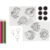 Activité création mobile multicolore x6 < Gifi