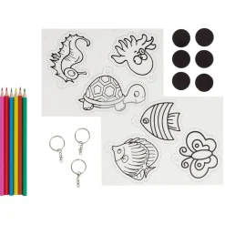 Activité création mobile multicolore x6 < Gifi