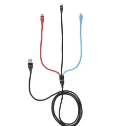 Adaptateur USB 3 en 1 USB-C - micro USB - Lightning < Gifi Best