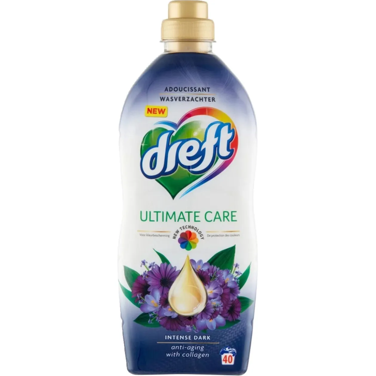 Adoucissant Dreft Ultimate Care Intense Dark 1L - 40 lavages