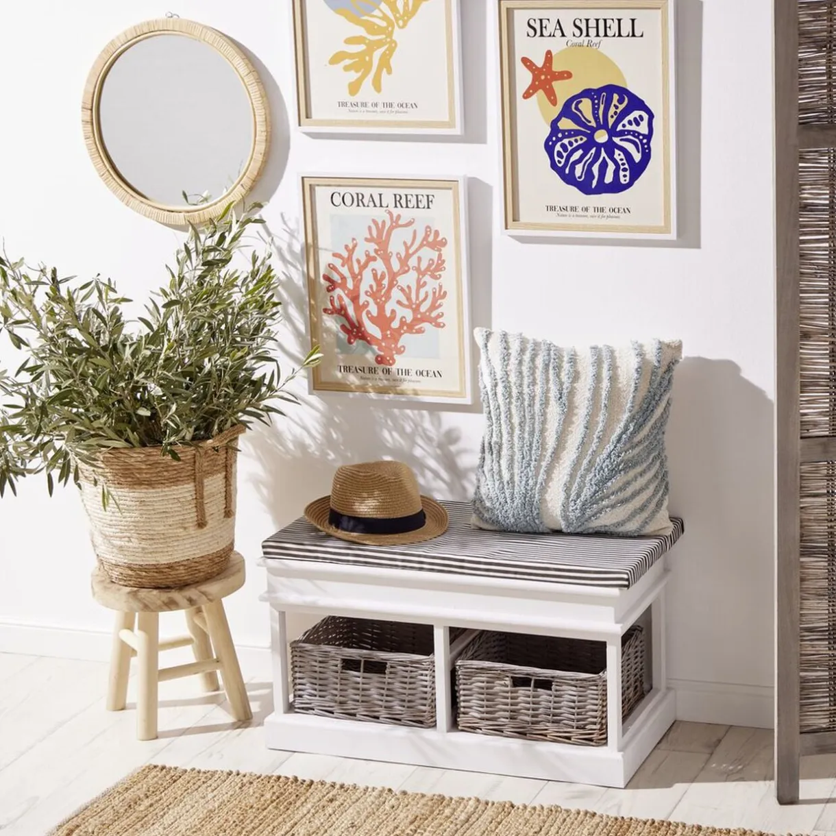Affiche décorative x3 thème bord de mer 50x70cm (4 modèles) < Gifi Discount