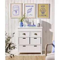 Affiche décorative x3 thème bord de mer 50x70cm (4 modèles) < Gifi Discount
