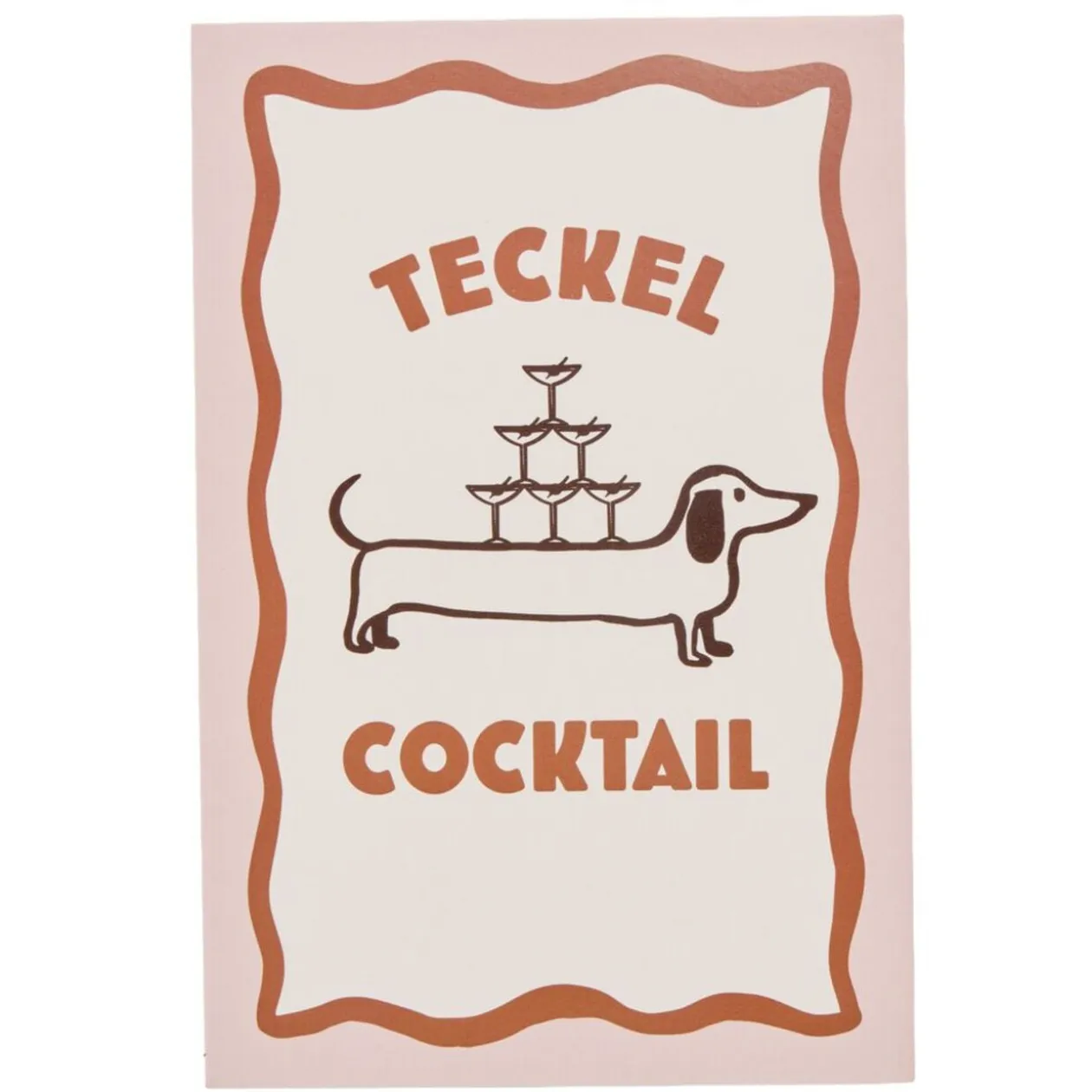 Affiche déco x3 papier Cocktail 30x40cm (3 modèles)