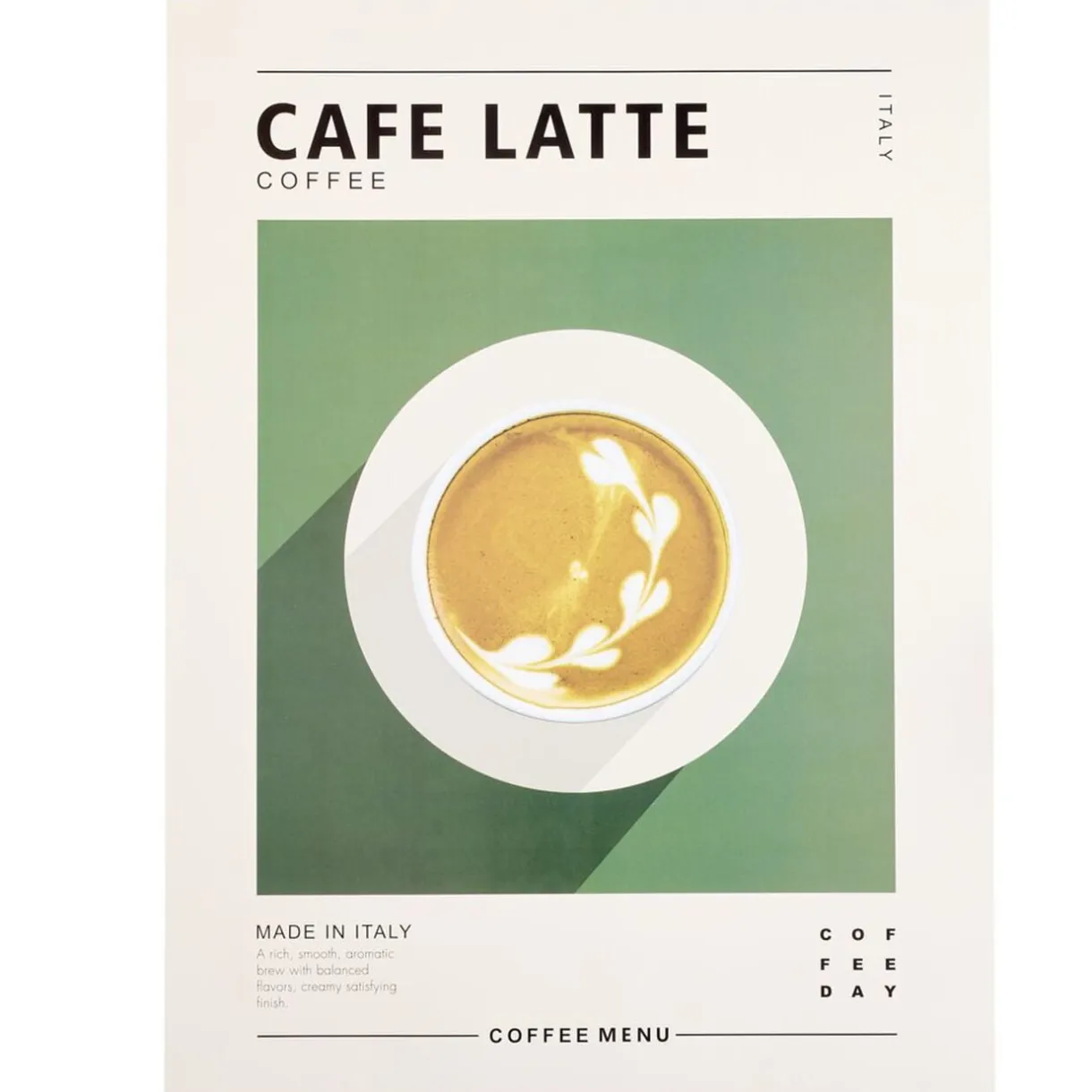 Affiche déco x3 papier petit-déjeuner 30x40cm (3 modèles) < Gifi Outlet