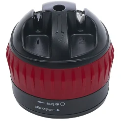 Aiguiseur couteau double position rouge et noir < Gifi Outlet