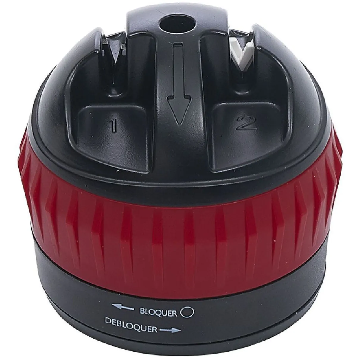 Aiguiseur couteau double position rouge et noir < Gifi Outlet