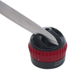 Aiguiseur couteau double position rouge et noir < Gifi Outlet