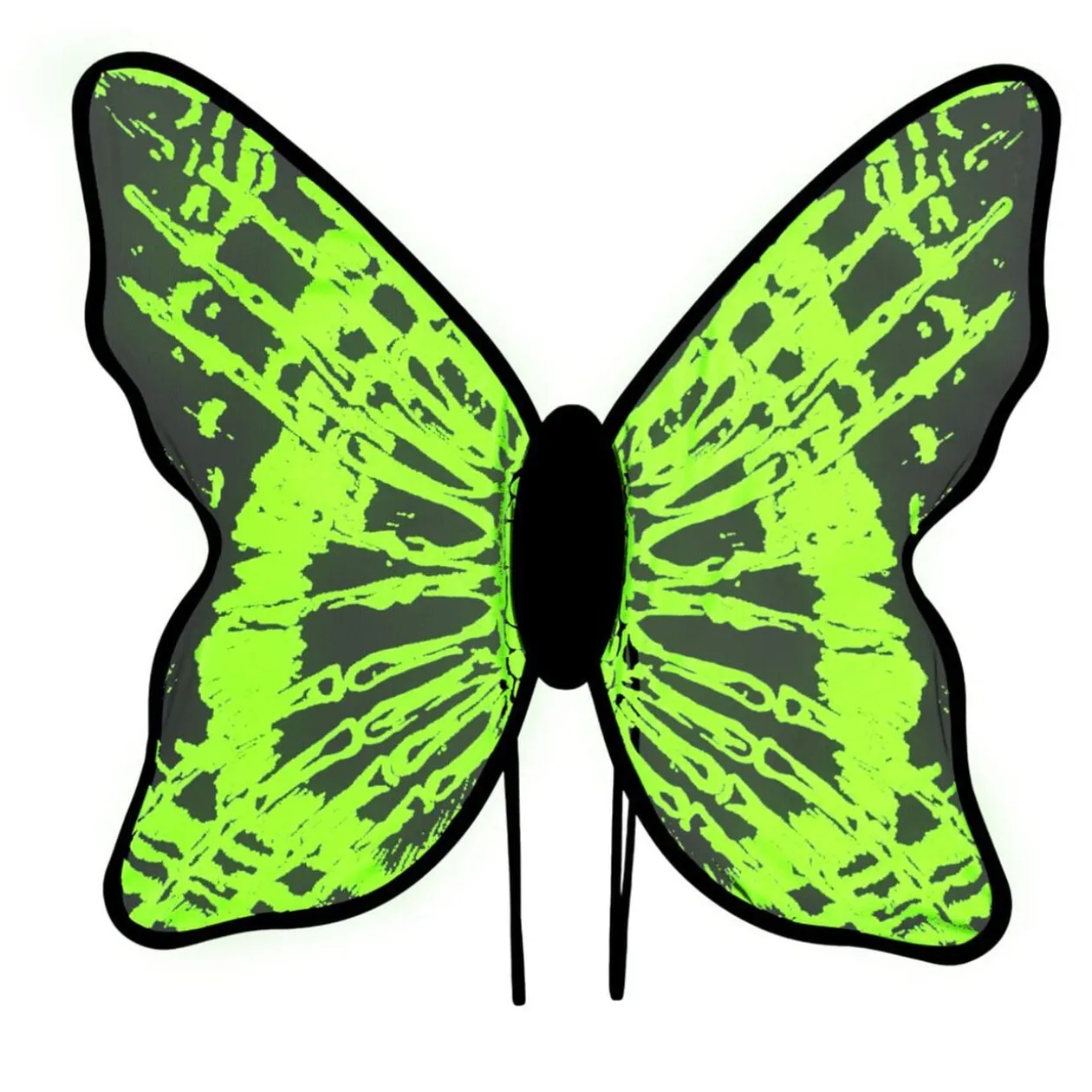Ailes de papillon phosphorescentes