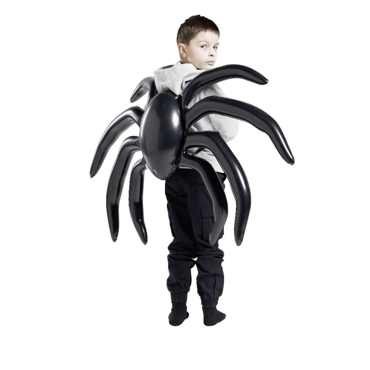 Ailes gonflables araignée Halloween noire - Taille unique