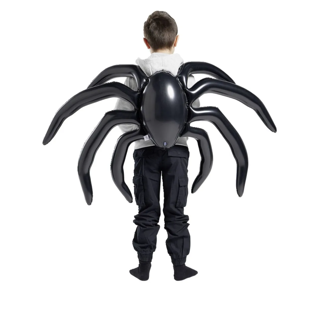 Ailes gonflables araignée Halloween noire - Taille unique