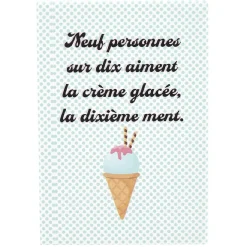 Aimant avec message humoristique < Gifi