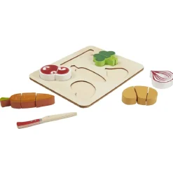 Aliment à découper avec planche bois 7 pièces < Gifi Clearance
