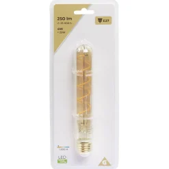Ampoule déco ambrée tube E27 < Gifi Outlet