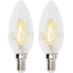 Ampoule à filament LED C35 E14 x2 < Gifi Online