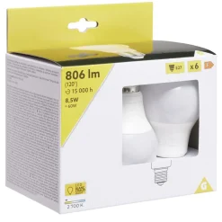 Ampoule LED A60 E27 806lm 8,5W < Gifi Outlet