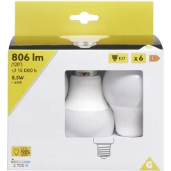 Ampoule LED A60 E27 806lm 8,5W < Gifi Outlet