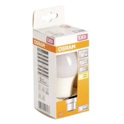 Ampoule LED B22 A60 blanc chaud Osram 8,5W=60W 806lms classe F < Gifi Outlet