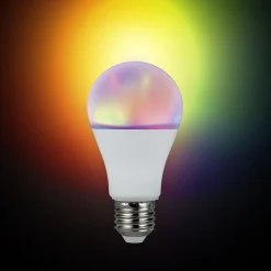 Ampoule LED connectée couleurs changeantes RGB 180° E27 806lms 9W