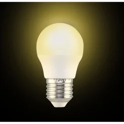 Ampoule LED E27 G45 blanc chaud 4,9W=40W 470lms classe F < Gifi Sale
