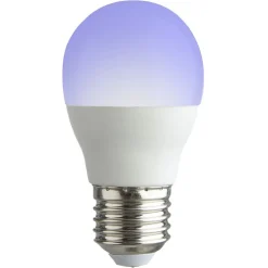 Ampoule LED E27 G45 couleurs changeantes avec télécommande 470lms < Gifi Hot