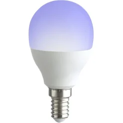 Ampoule LED E14 G45 couleurs changeantes avec télécommande 470lms
