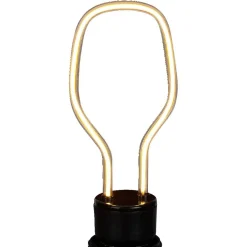 Ampoule LED E27 néon forme ampoule ovale jaune H15,5cm < Gifi Best