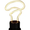 Ampoule LED E27 néon forme torsade jaune < Gifi Clearance