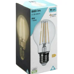 Ampoule LED à filament A60 E27 blanc < Gifi