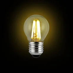 Ampoule LED filament E27 470lm 2,2W=40W blanc chaud x3 < Gifi Hot