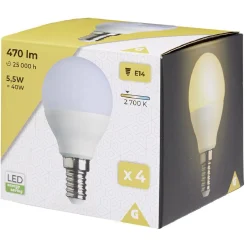 Ampoule led à 4 filaments E27 5,5W x4 < Gifi Best