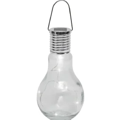 Ampoule solaire à suspendre verre transparent