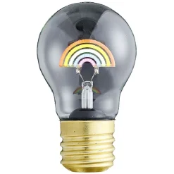 Ampoule USB rechargeable filament LED arc-en-ciel multicolore Ø7xH12cm < Gifi