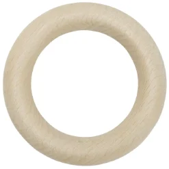 Anneau de rideau en bois naturel Ø56mm x10