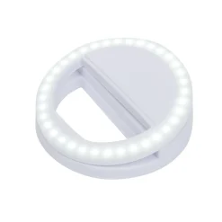 Anneau lumineux pour selfie blanc