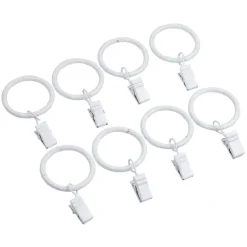Anneau à pince blanc x8 < Gifi Outlet