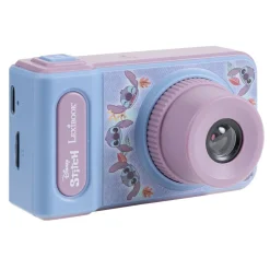 Appareil photo digital enfant Disney Stitch carte SD 8G plastique rose et bleu < Gifi Outlet
