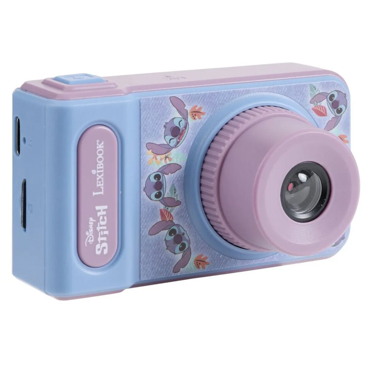 Appareil photo digital enfant Disney Stitch carte SD 8G plastique rose et bleu < Gifi Outlet