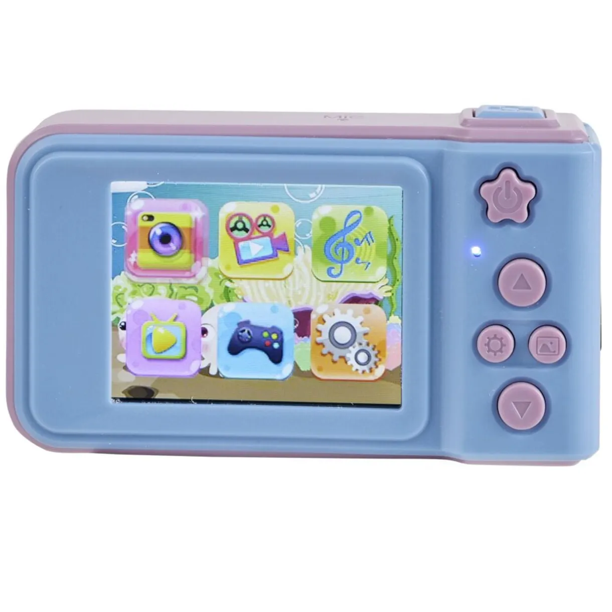 Appareil photo digital enfant Disney Stitch carte SD 8G plastique rose et bleu < Gifi Outlet