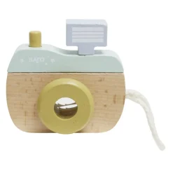 Appareil photo en bois pour enfant 9x9xEp3,5cm < Gifi