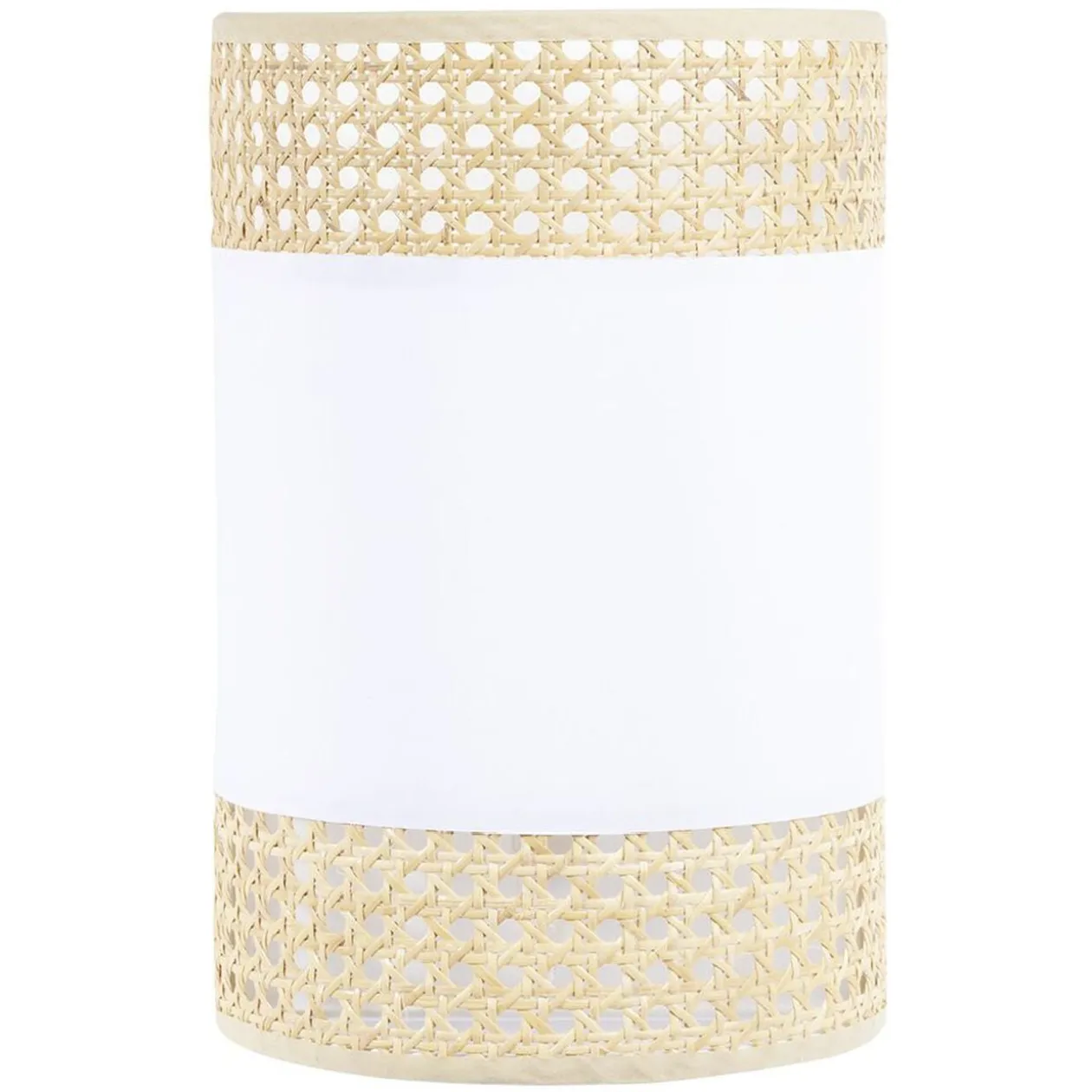 Applique cannage coton beige et blanc