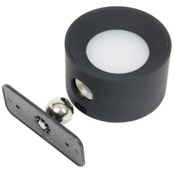 Applique murale nomade rechargeable noir Ø7,5x4,5cm < Gifi